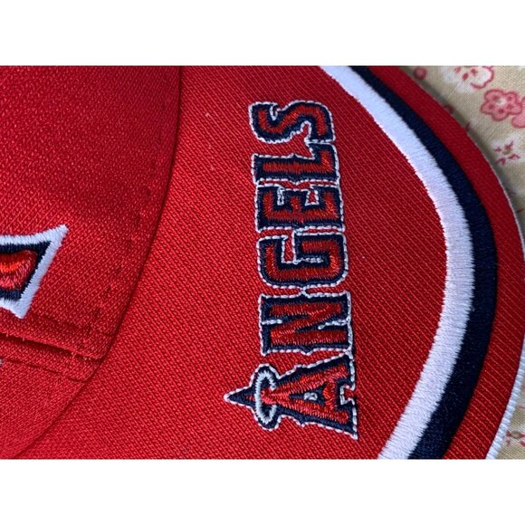 VTG Retro Los Angeles Angels Red Fan Favorite MLB Baseball Cap Adjust OS 8166 - Picture 4 of 10